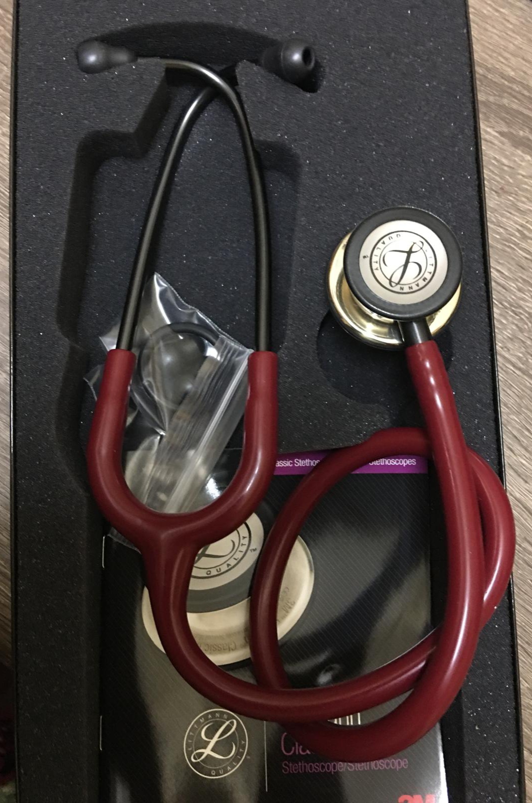 Littmann Classic III -Burgundy Champagne 5864 - Image 2